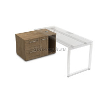 9НТ.010 Тумба с двумя ящиками и дверкой (1000-600-620)  рис2