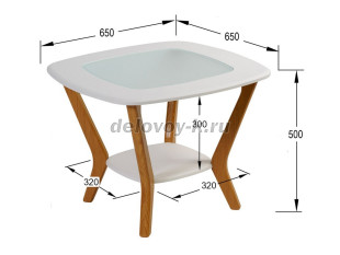 Стол журнальный Мельбурн рис4