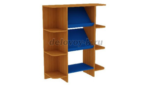 Стеллаж для книг СТ-005 1000*340*1200 рис1