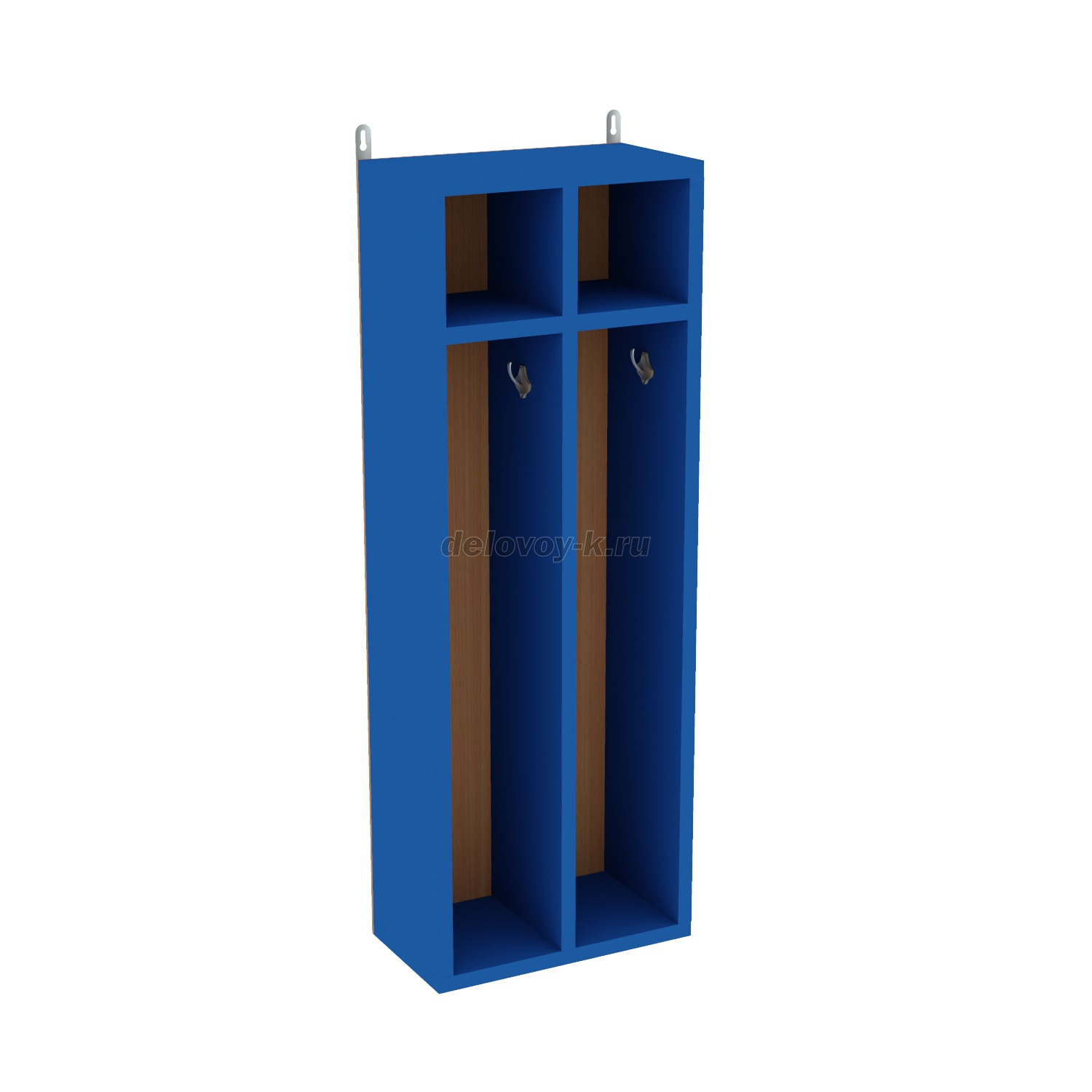 Шкаф для полотенец навесной двухсекционный ШДП-01 290*160*800 фото