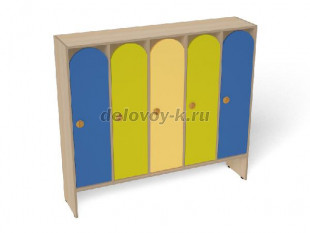 Шкаф для одежды 5-секционный (ШР-001-5) рис1