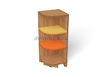 Модуль 1, стеллаж, 270*270*700 (желтый (ая), Вариант 13) рис1