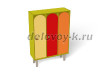 Шкаф 3-х секционный на металлических ножках, 900*320*1320 (разноцветный (ая), Вариант 11)