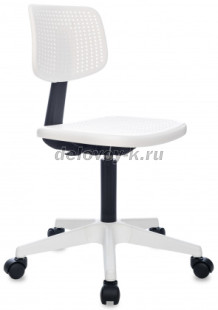 Кресло детское Бюрократ CH-200 белый пластик рис1