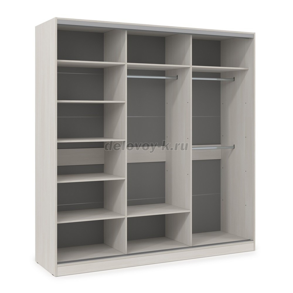 ШКЗЗЗ.24.3 Шкаф-купе 3-дверный Comfort (2398*600*2201) 3 зеркальные двери фото