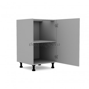 Тумба кухонная с одной распашной дверью 500*500*720 рис2