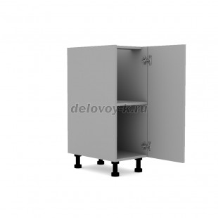 Тумба кухонная доборная с одной распашной дверью с полкой 300*500*720 рис2