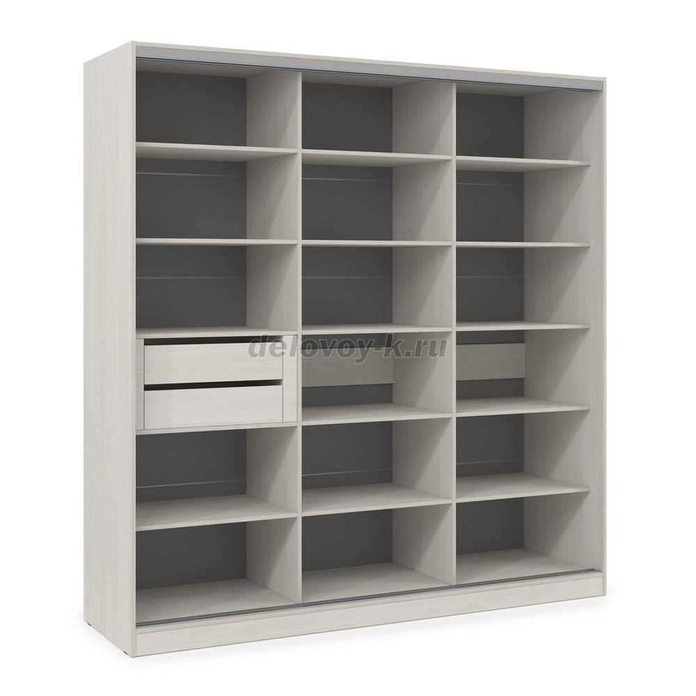 ШКЗЗЗ.21.8 Шкаф-купе 3-дверный Comfort (2098*600*2201) 3 зеркальные двери фото