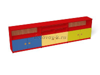 Набор стеллажей Малыш, 2700*340*700 (разноцветный (ая), НЕСТАНДАРТ) рис1