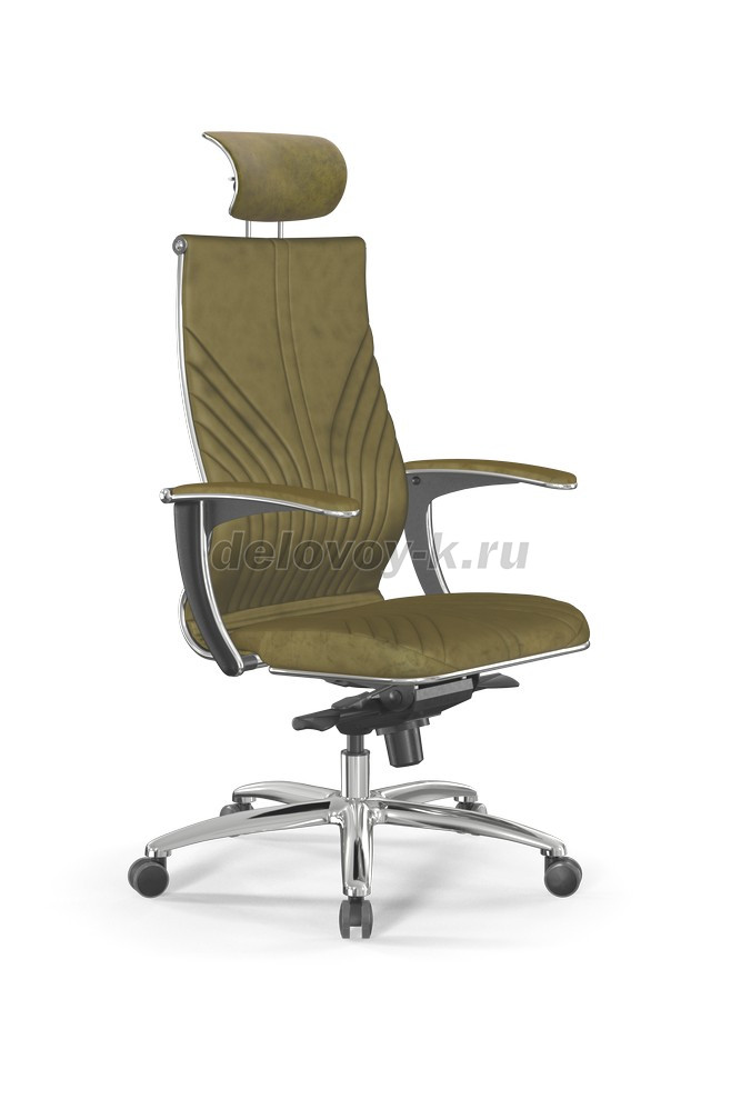 Кресло руководителя METTA Samurai Велюр L2-13U мультиблок со слайдером фото