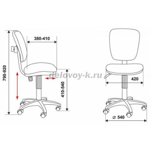Кресло детское Бюрократ CH-204NX рис2