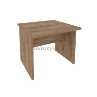 Стол переговорный (два положения установки царги: посередине и скраю) 900*900*765 рис1