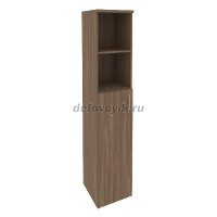 Шкаф высокий узкий левый (1 средний фасад ЛДСП)  O.SU-1.6(L) рис1