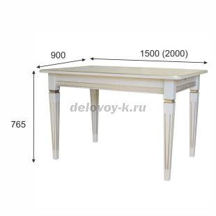 Стол обеденный Васко В 87Н 150/200*90 рис2