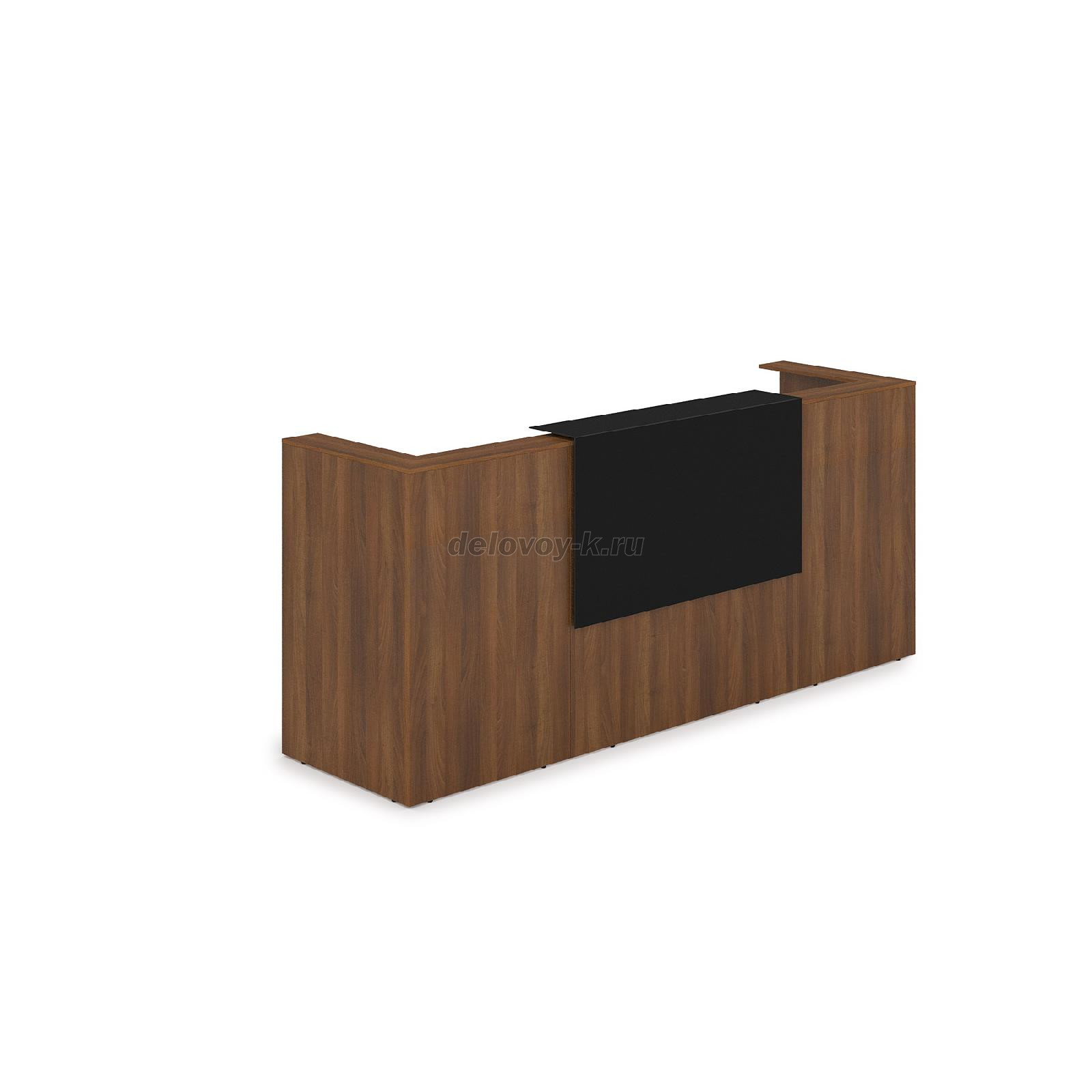 1КР-КЛ.201.1 Комплект Ресепшн с фартуком HPL 2654*749*1149 с подсветкой фото