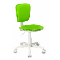 Кресло детское Бюрократ CH-W204NX/15-118 салатовый 15-118 (пластик белый) рис1