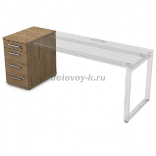 9Т.012 Тумба приставная с ящиками (450*800*750) рис1