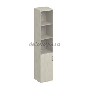 К.381 Шкаф для документов узкий со стеклом 400*2000*380 рис2