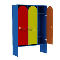 Шкаф для одежды трехсекционный ШДО-03 рис1