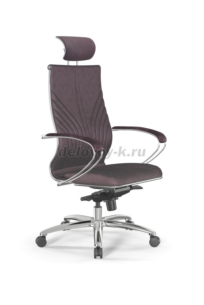 Кресло руководителя METTA Samurai Велюр L2-13K мультиблок со слайдером фото