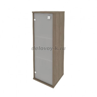 Шкаф средний узкий левый 1 средняя дверь стекло 412*410*1215  Л.СУ-2.4 Л рис1