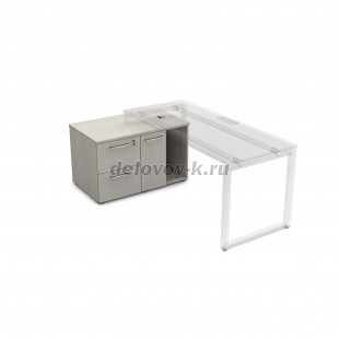 9НТ.010 Тумба с двумя ящиками и дверкой (1000*600*620) рис3