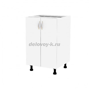 Тумба кухонная с двумя распашными дверями 550*500*720 рис1