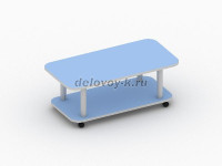 Стол журнальный 1100х550х420 орех рис1