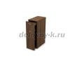 6Т.009 Тумба высокая с выкатной секцией (394-600-1150) Шамони темный