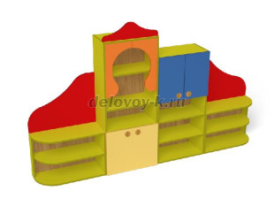 Стенка Бабочка 4 секции, 2360*300*1450 (ШС-020) рис1