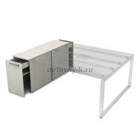 9ТП.012.2 Тумба с выкатной секцией (1635-450-750) ivory рис3