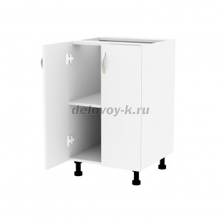 Тумба кухонная с двумя распашными дверями 550*500*720 рис2