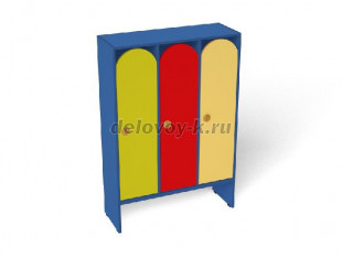 Шкаф для одежды 3-секционный (ШР-001-3) рис1