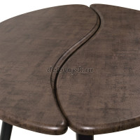 Стол журнальный Арабика браун чёрный_f2 рис3