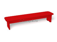 Банкетка к шкафу (разноцветный (ая), Красный, 4 места) рис1