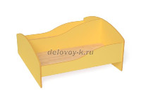 Кровать ЛДСП двухместная ясельная (каркас бук, 1200*1200) рис1