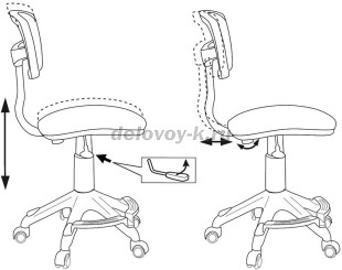 Кресло детское Бюрократ CH-299-F рис3