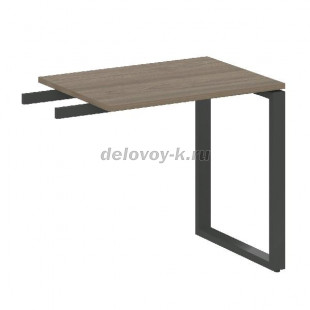 Приставной элемент на О-образном м/к (брифинг, боковая приставка) 800*600*750  БО.ПР-2 рис1