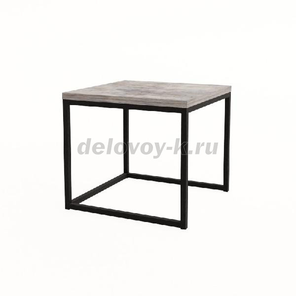 21B-LOGIC.001 Стол журнальный квадратный большой BIG LOGIC (500*500*450) рис1