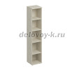 К.428 Стеллаж высокий узкий 400-2000-380_Орех французский