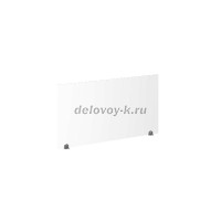 Экран из оргстекла фронтальный прямоугольный матовый с креплениями 1200х4х600 рис1