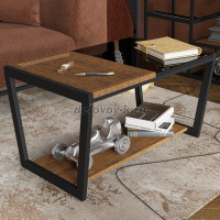 Стол журнальный Трисс дуб американский черная лакобель черный_h s_1000 рис5