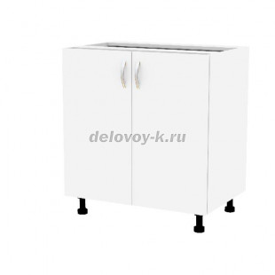 Тумба кухонная с двумя распашными дверями 700*500*720 рис1