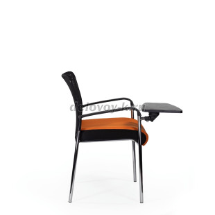 Стул Афродита Люкс со столиком каркас хром, сетка/ткань TW/D,E рис2