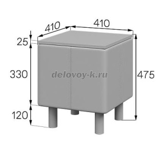 Стол Юнит U-t1 (диванный модуль) рис2