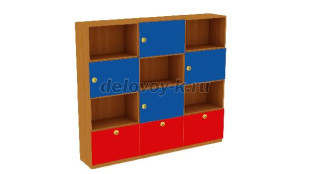 Стеллаж "Луна" СТ-001 1800*340*1500 рис1