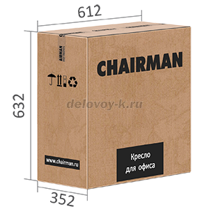 Кресло для персонала CHAIRMAN 698 хром рис4