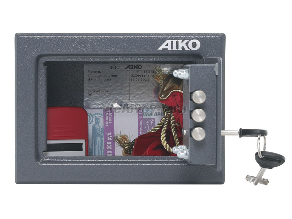 Сейф мебельный Aiko T-140 KL фото 3