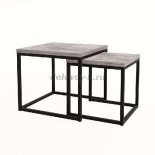 21SETLOGIC.001 Комплект журнальных столов SET LOGIC (900*900*450) рис1