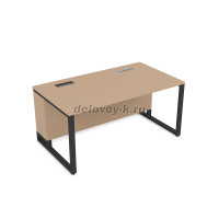 16СП.196 Стол прямой (1600-900-750)_Mokko_Черный рис3